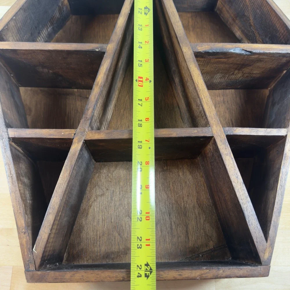 Earthbound Trading Co Coffin Shadow Box Wood Crystal Display Shelf Gothic 24in